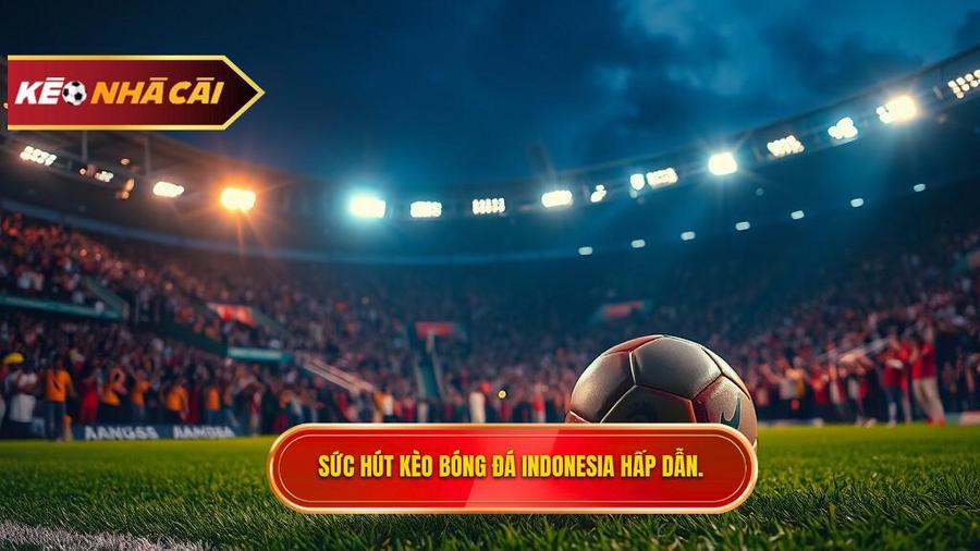 Sức hút khó cưỡng của kèo bóng đá Indonesia hiện nay