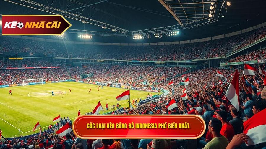 Các loại kèo bóng đá Indonesia phổ biến nhất